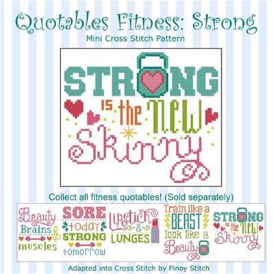 (image for) Quotables Fitness Strong New Skinny